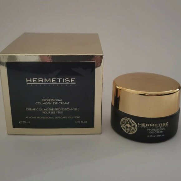 HERMETISE PROFESSIONAL EYE CREAM-REDUCES PUFFINESS-1.02 fl oz / 30 ml-NEW-SEALED - Picture 2 of 6